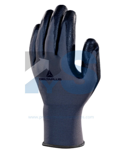 Guante en Poliester con Impregnación en Nitrilo VE722NO Talla 8