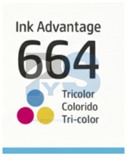 Cartucho de Tinta HP 664 Tricolor