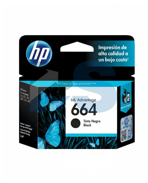 Cartucho de Tinta HP 664 Negra