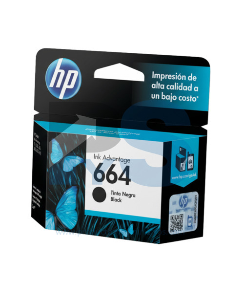 Cartucho de Tinta HP 664 Negra