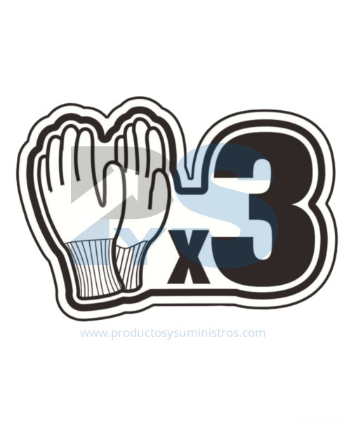 Guante Anticorte Nivel B VECUTB04 Delta Plus Talla 8 x 3 pares