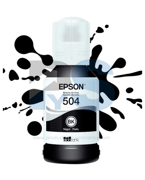 Tinta Botella Epson T534 Negra