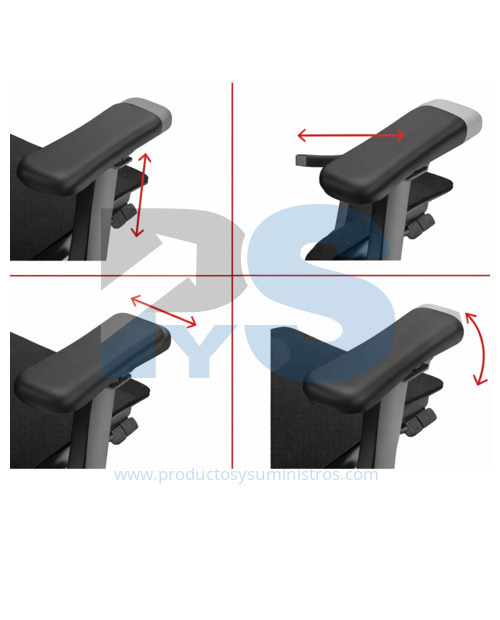 Silla Tessa Precidencial con Brazos 4D y Cabecero Ergonómico ENSAMBLADA
