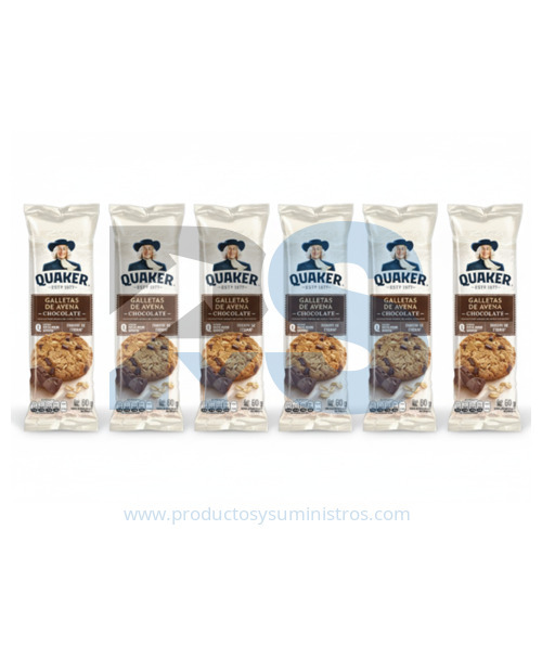 Galleta Quaker Chocolate x 6 Paquetes