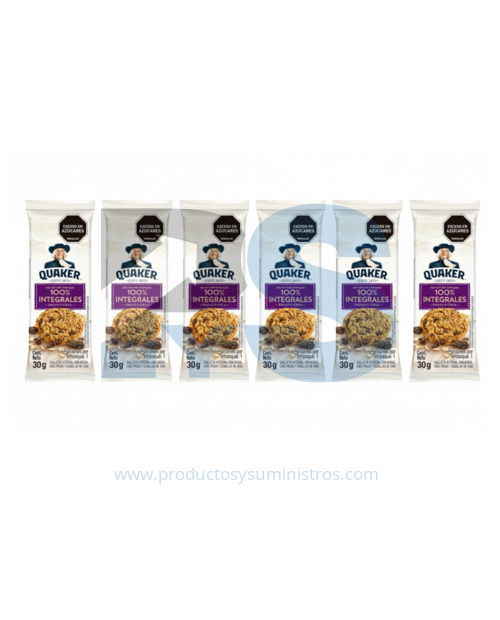 Galleta Quaker Pasas y Chía x 6 Paquetes