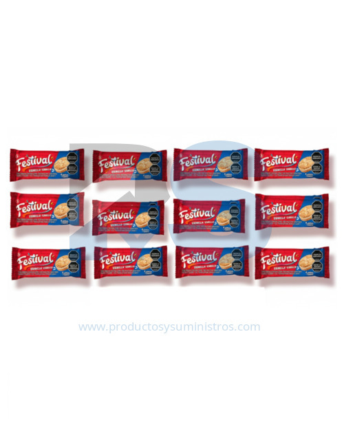 Galletas Festival Vainilla x 12 Uds