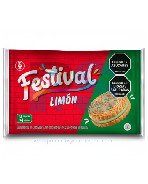 Galletas Festival Limón x 12 Uds