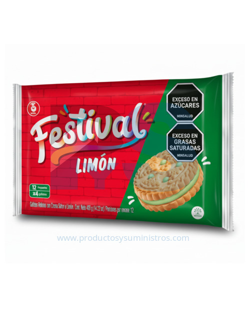 Galletas Festival Limón x 12 Uds