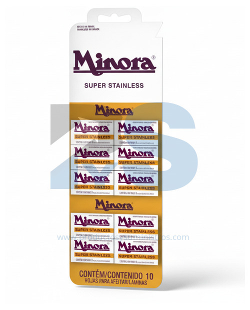 Respuesto Cuchilla Minora x 10 Estuches x 5 Cuchillas