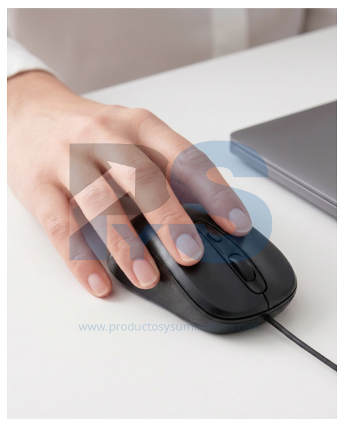 Mouse Optico USB Maxell Negro