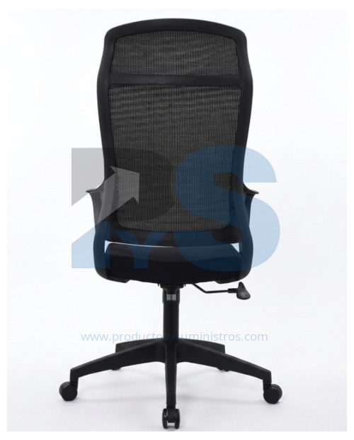 Silla Rigs Malla Espaldar Alto (Apoyo Cervical) Negro