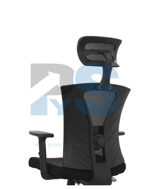 Silla Presidente Shanghai Basculante con Brazos Regulables y Base de Nylon