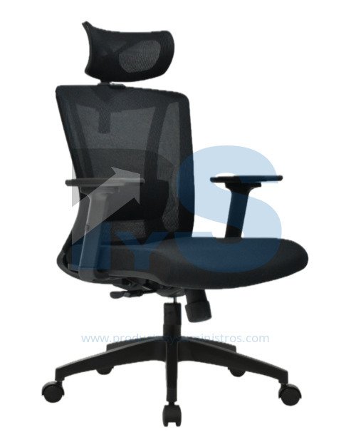 Sillón Presidente Spike Syncro con Brazos 3D Base Nylon