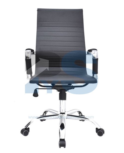 Sillón Presidente Boss RT Cuero Sintético Mecanismo Basculante Base Cromada