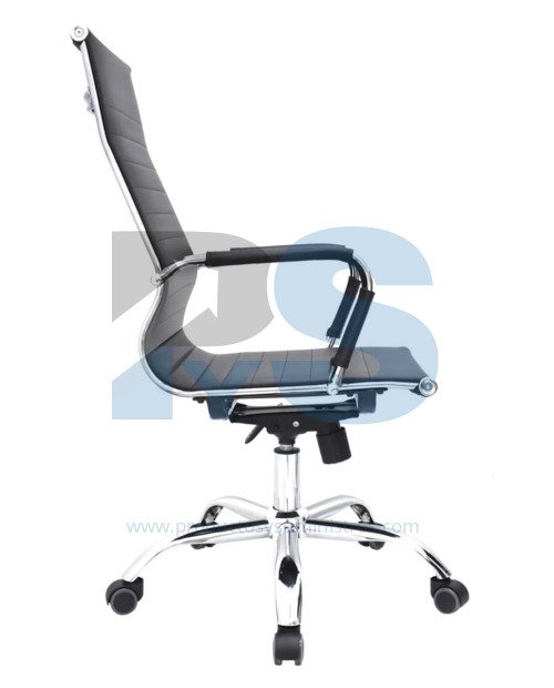 Sillón Presidente Boss RT Cuero Sintético Mecanismo Basculante Base Cromada