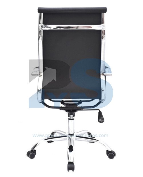 Sillón Presidente Boss RT Cuero Sintético Mecanismo Basculante Base Cromada