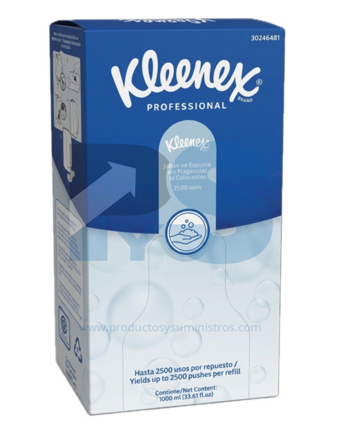 Jabón Espuma para Manos Kleenex Dermo x 1000 ml
