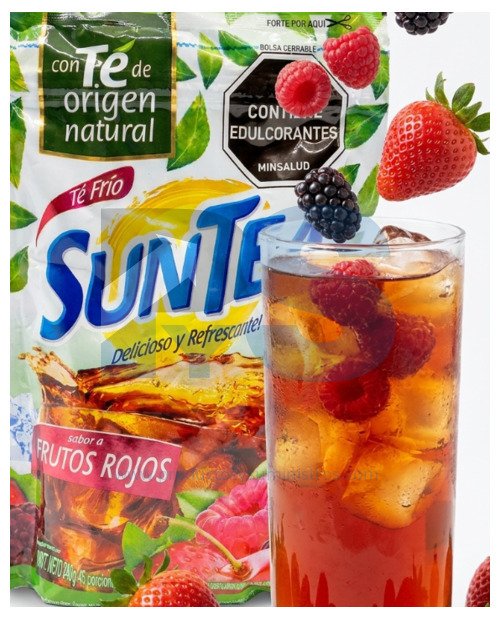 Te en Polvo Sun Tea Fusion Frutos Rojos x 240 g x 9 L