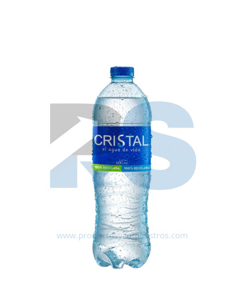 Agua Cristal Sin Gas x 600 ml x 24 Unidades