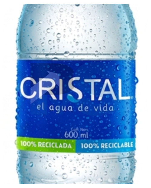 Agua Cristal Sin Gas x 600 ml x 24 Unidades