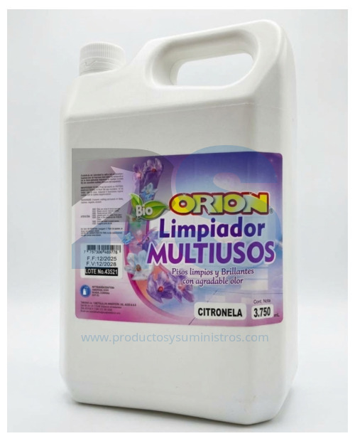 Limpiador Multiusos Citronela ORION x 3750 ml