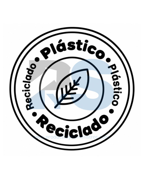 Papelera Vaivén Material Recuperado Verde 10 L Estra 4-1048882
