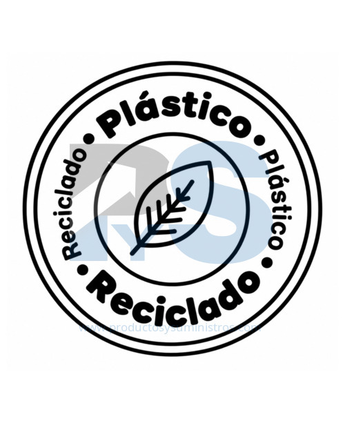 Papelera Vaivén Material Recuperado Roja 10 L Estra 4-1050354